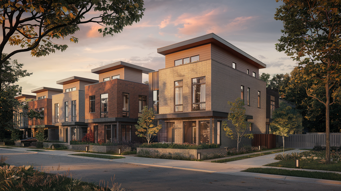 Townhouse development in Hamilton